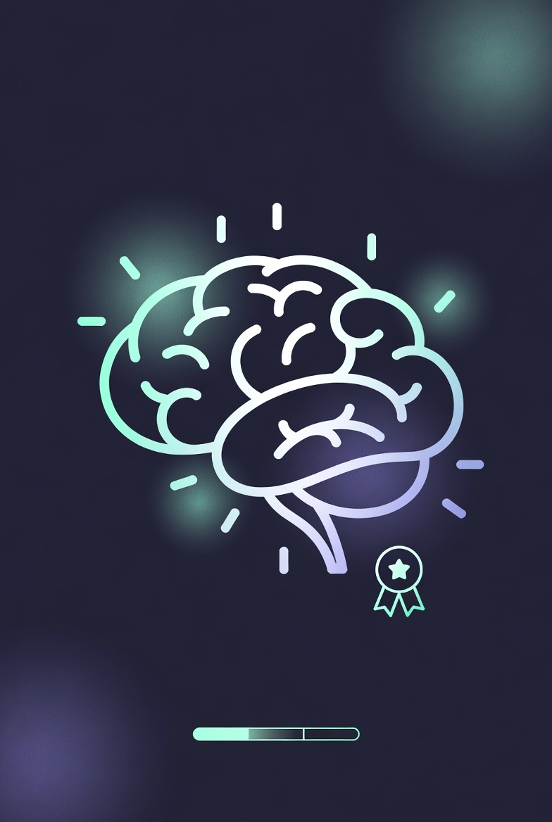 Microlearning gamificado — cerebro activado